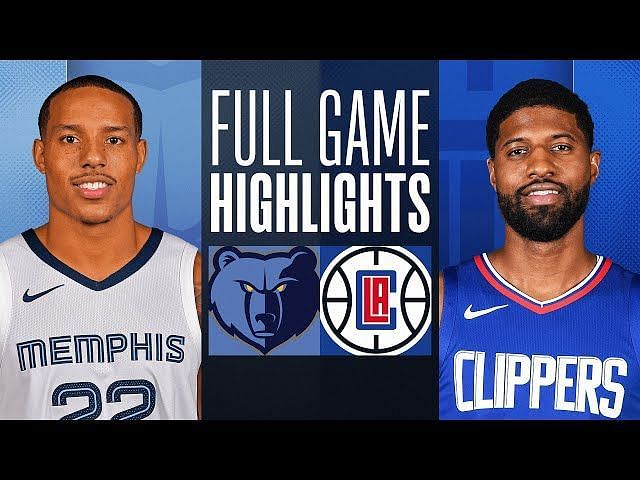 Memphis Grizzlies Vs LA Clippers Starting Linueps And Depth Chart For ...