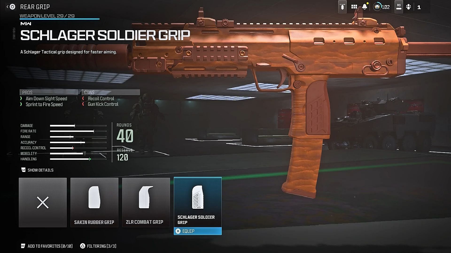 VEL 46 Sub Machine Gun in Gunsmith (Image via Activision)