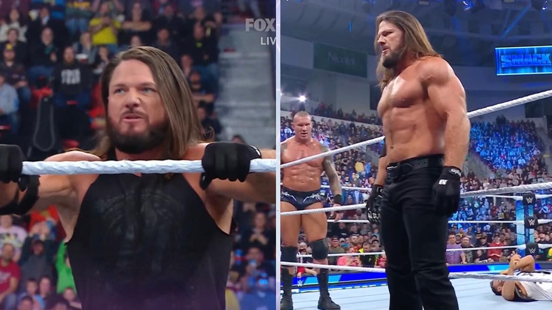 AJ Styles made his return on WWE SmackDown this week