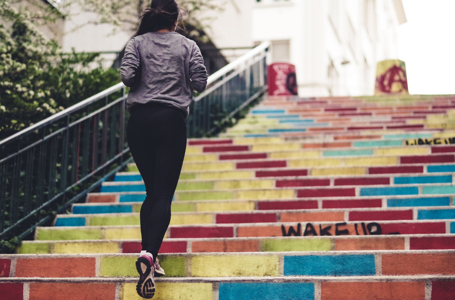 Stair running. (Image credits: Unsplash)