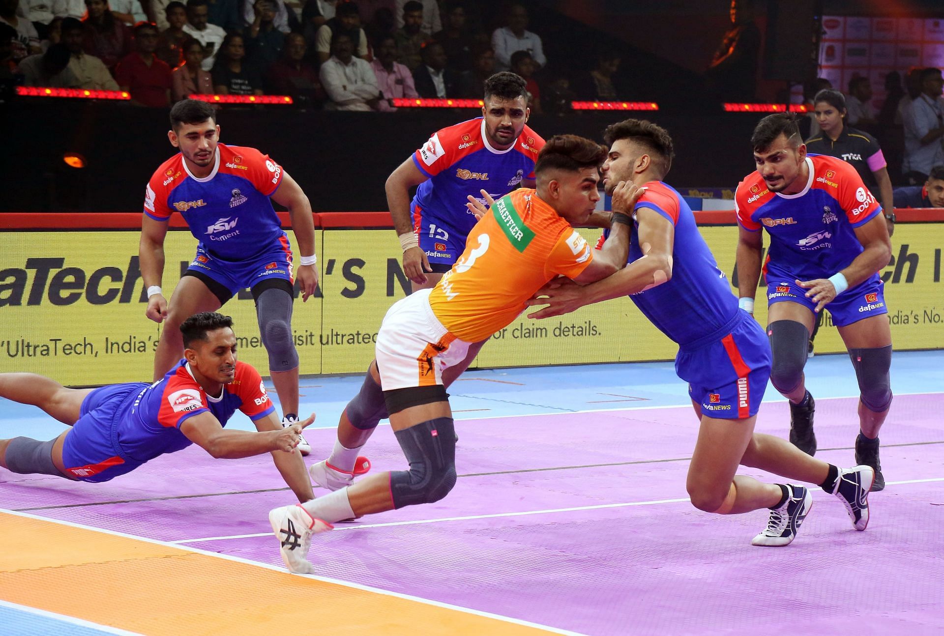 Will the Haryana Steelers build on their Head-to-head lead against Gujarat? (Credit: PKL)