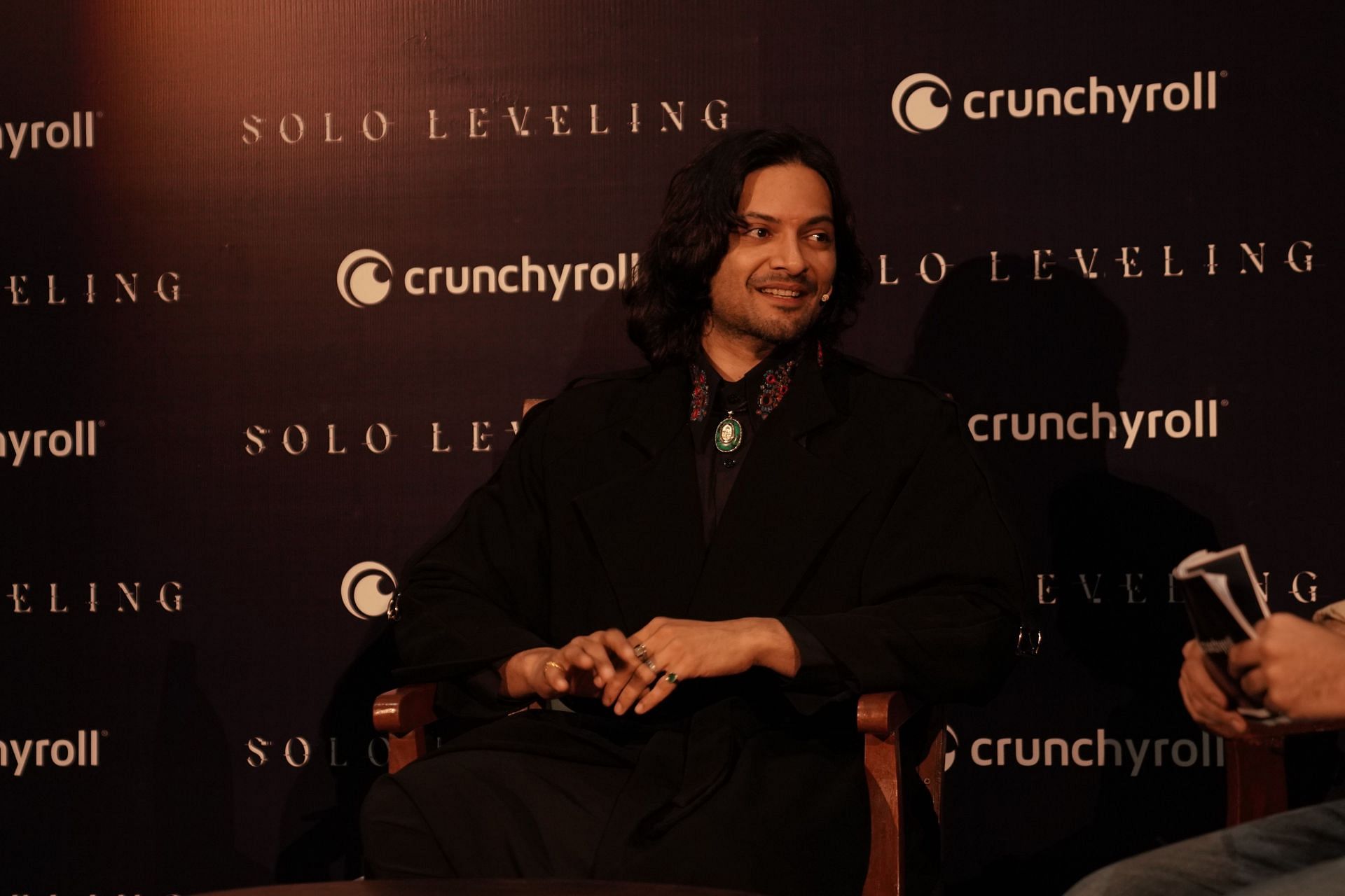 Ali Fazal at the Solo Leveling premiere in Mumbai (Image via Crunchyroll)
