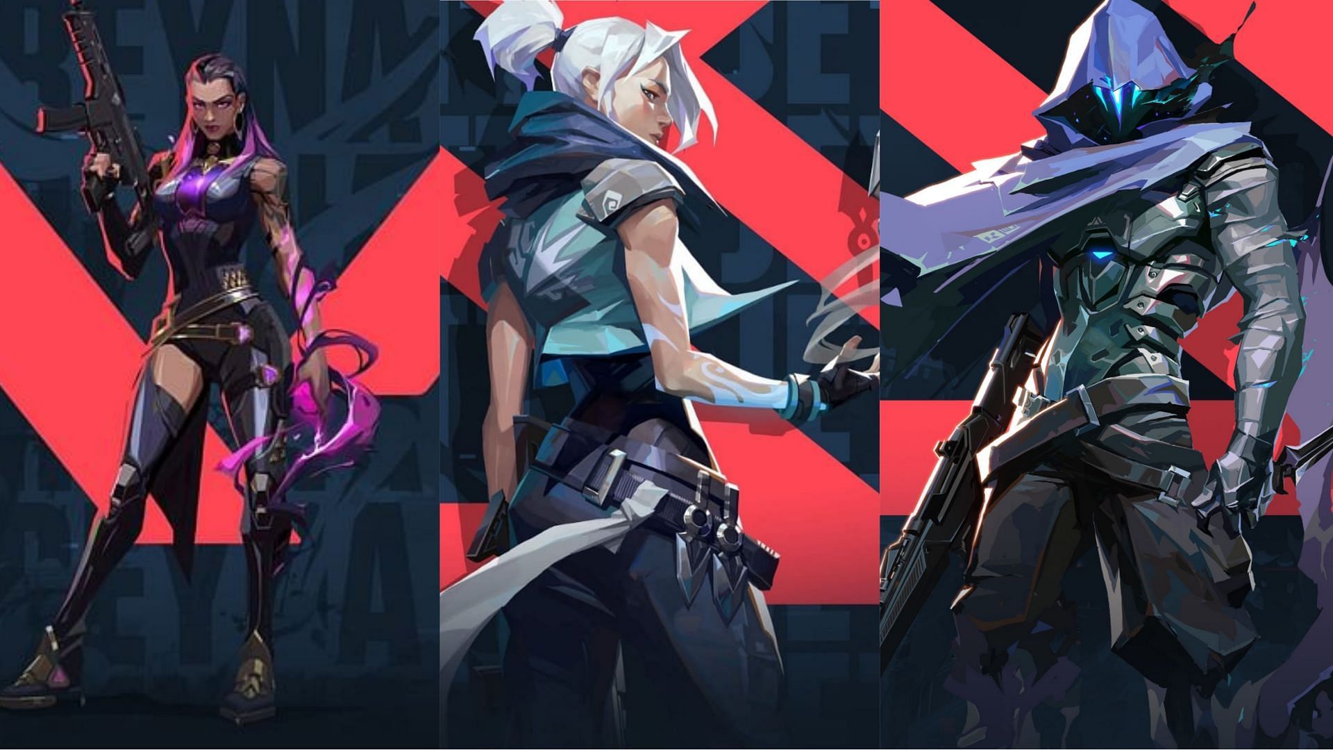 5 popular Valorant Agents (Image via Riot Games)