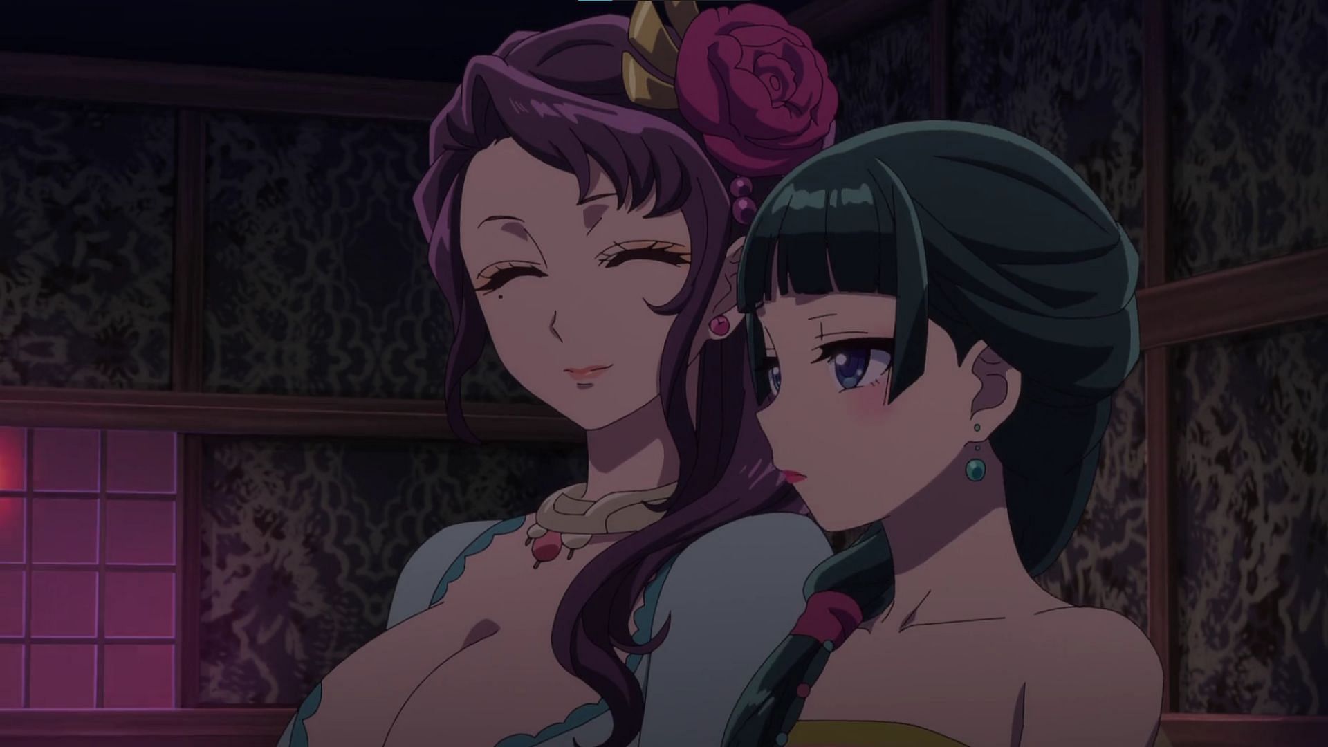 Maomao and Meimei as shown in the anime (Image via TOHO Animations)