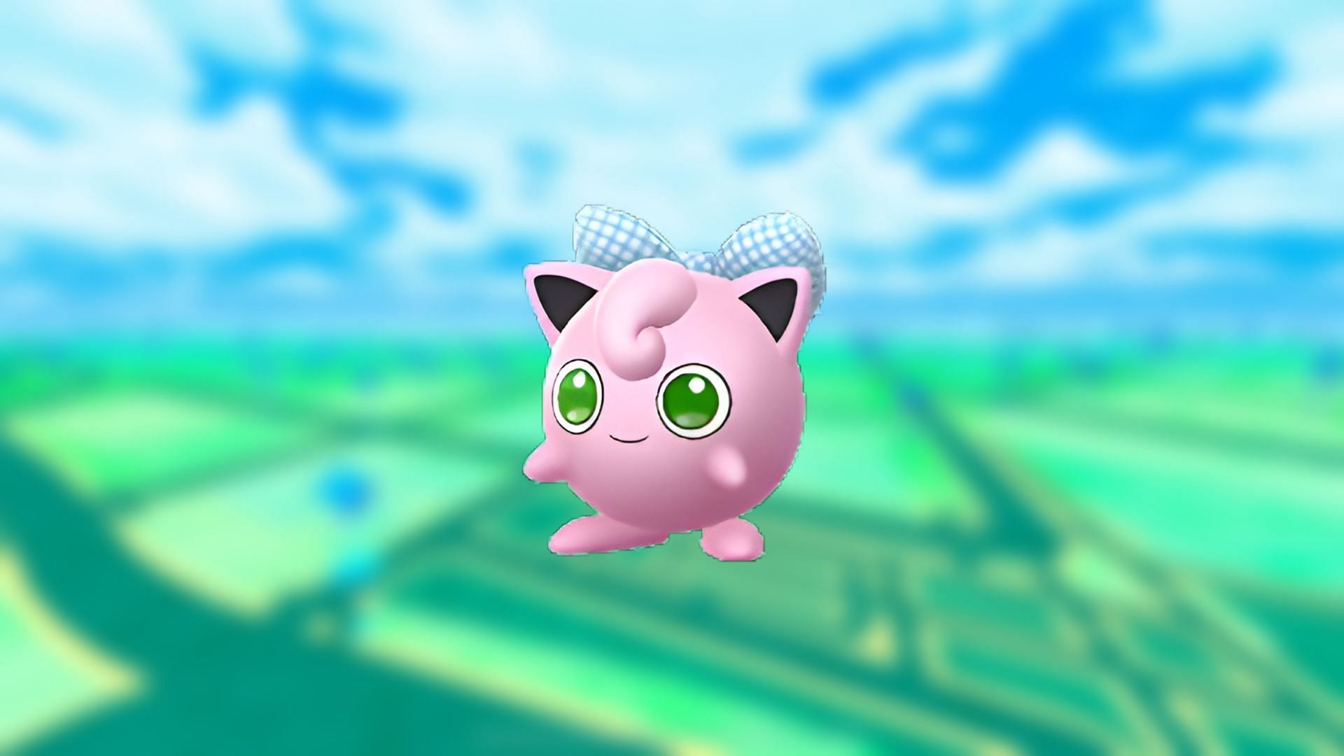 Shiny Ribbon Jigglypuff has green eye coloration (Image via Niantic)