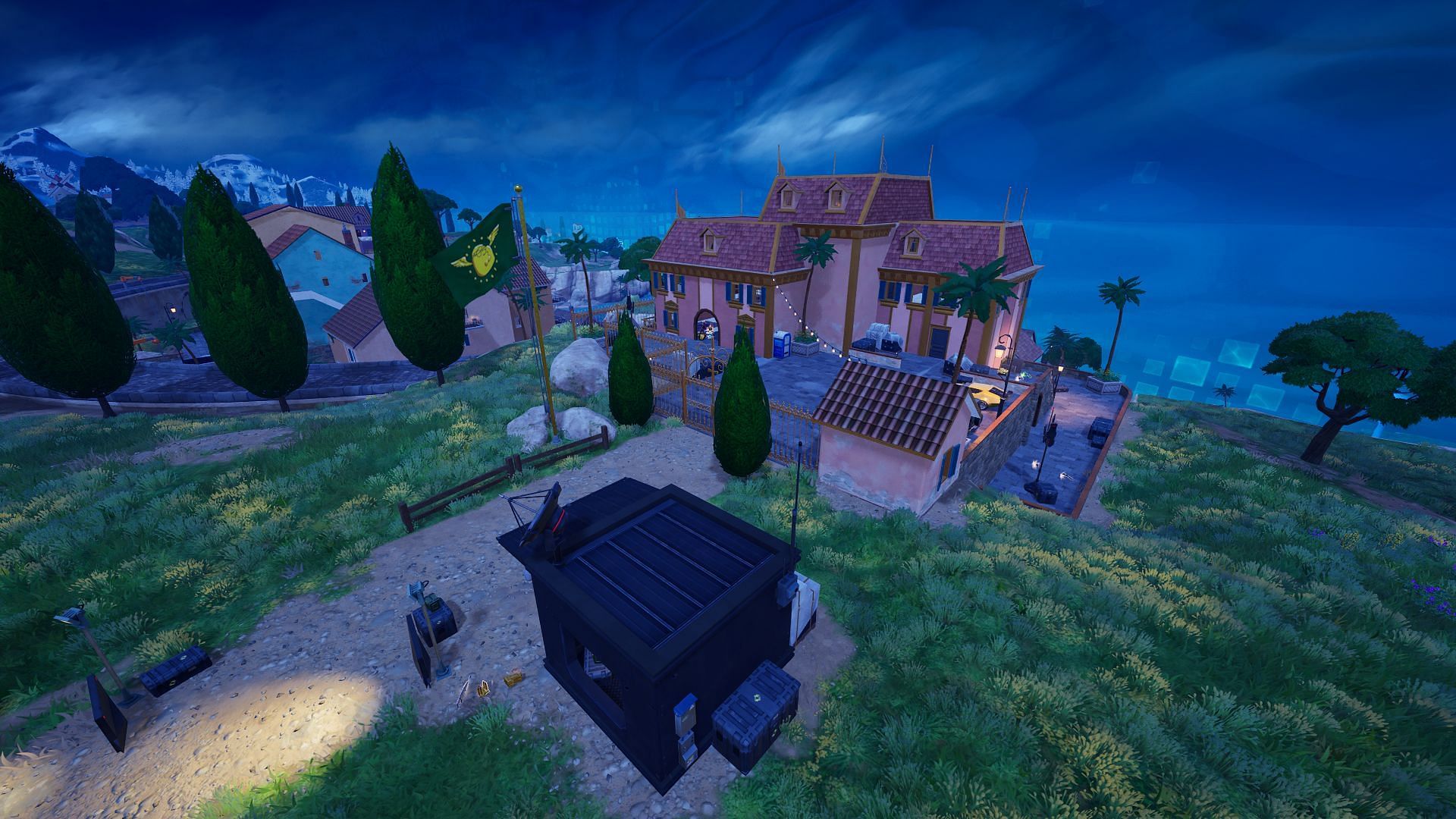 Look for Peter Griffin&#039;s mansion at Snooty Steppers (Image via Epic Games)