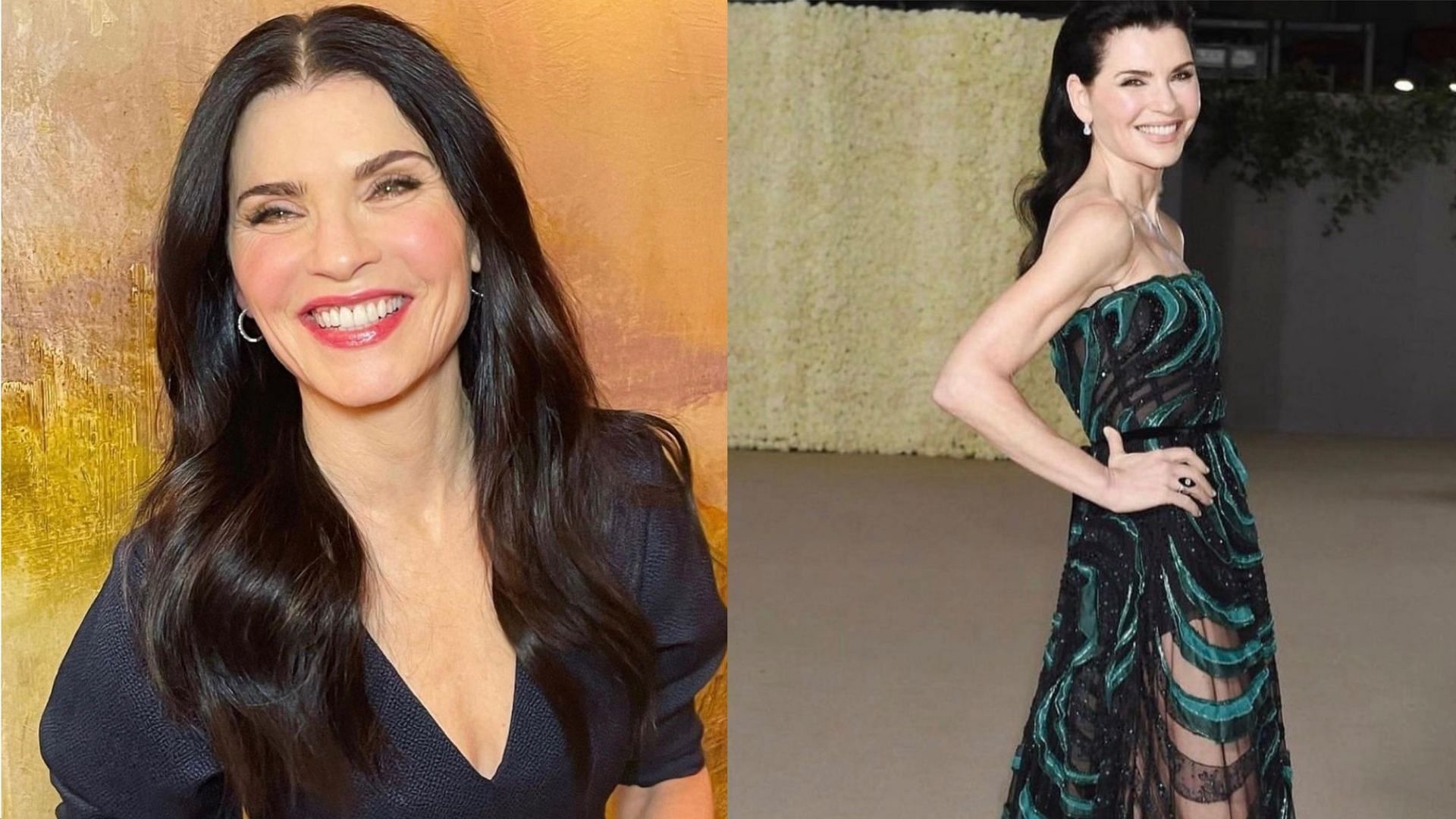 Julianna Margulies receives criticism online. (Images via Instagram/@juliannamargulies)