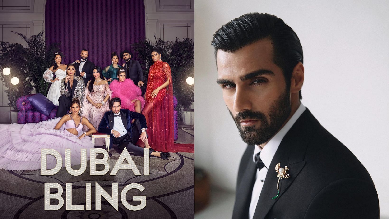 Hasnain Lehri surprised everyone by proposing at the end of Dubai Bling Season 2. (Image via Netflix, Hasnain Lehri, Instagram)