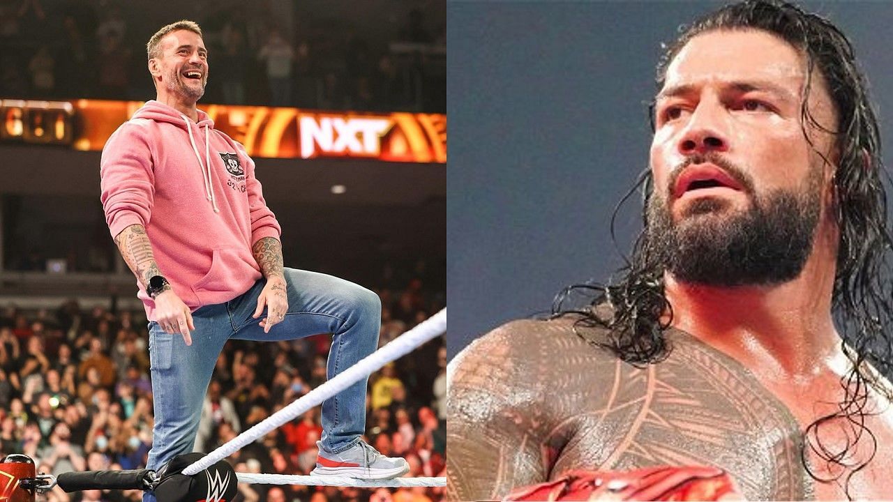 CM Punk is a RAW superstar while Roman Reigns is on SmackDown