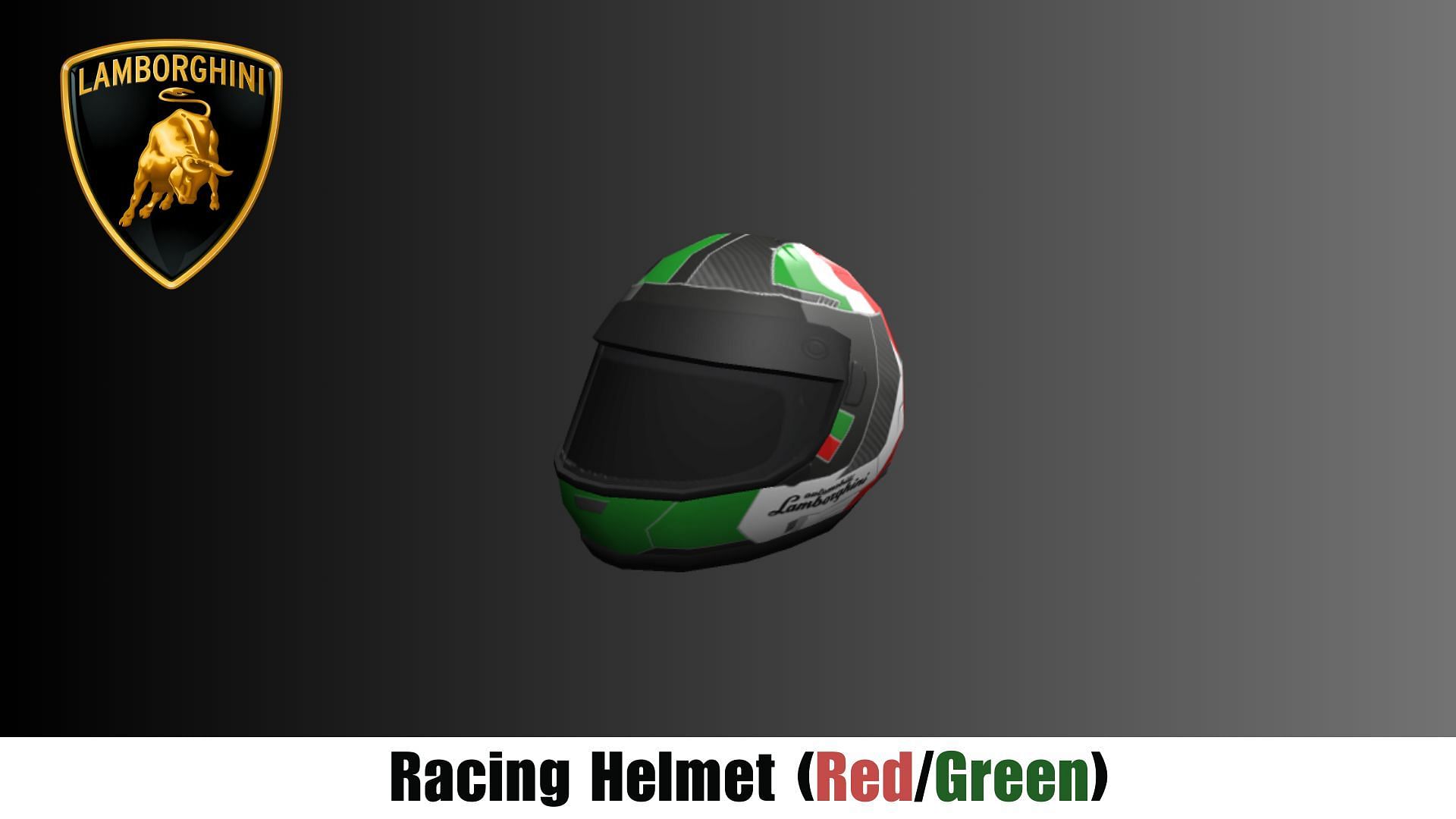 Featured image of the Racing Helmet (Image via Lamborghini, Roblox, and Sportskeeda)