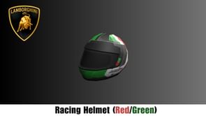 How to get the Racing Helmet (Red/Green) in Roblox Lamborghini Lanzador Lab