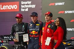 Charles Leclerc at odds with Lewis Hamilton's observations about Max Verstappen's Red Bull