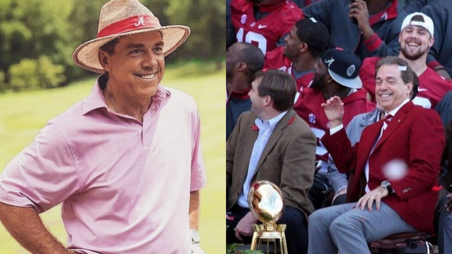 The straw hat has been a tradition of Nick Saban