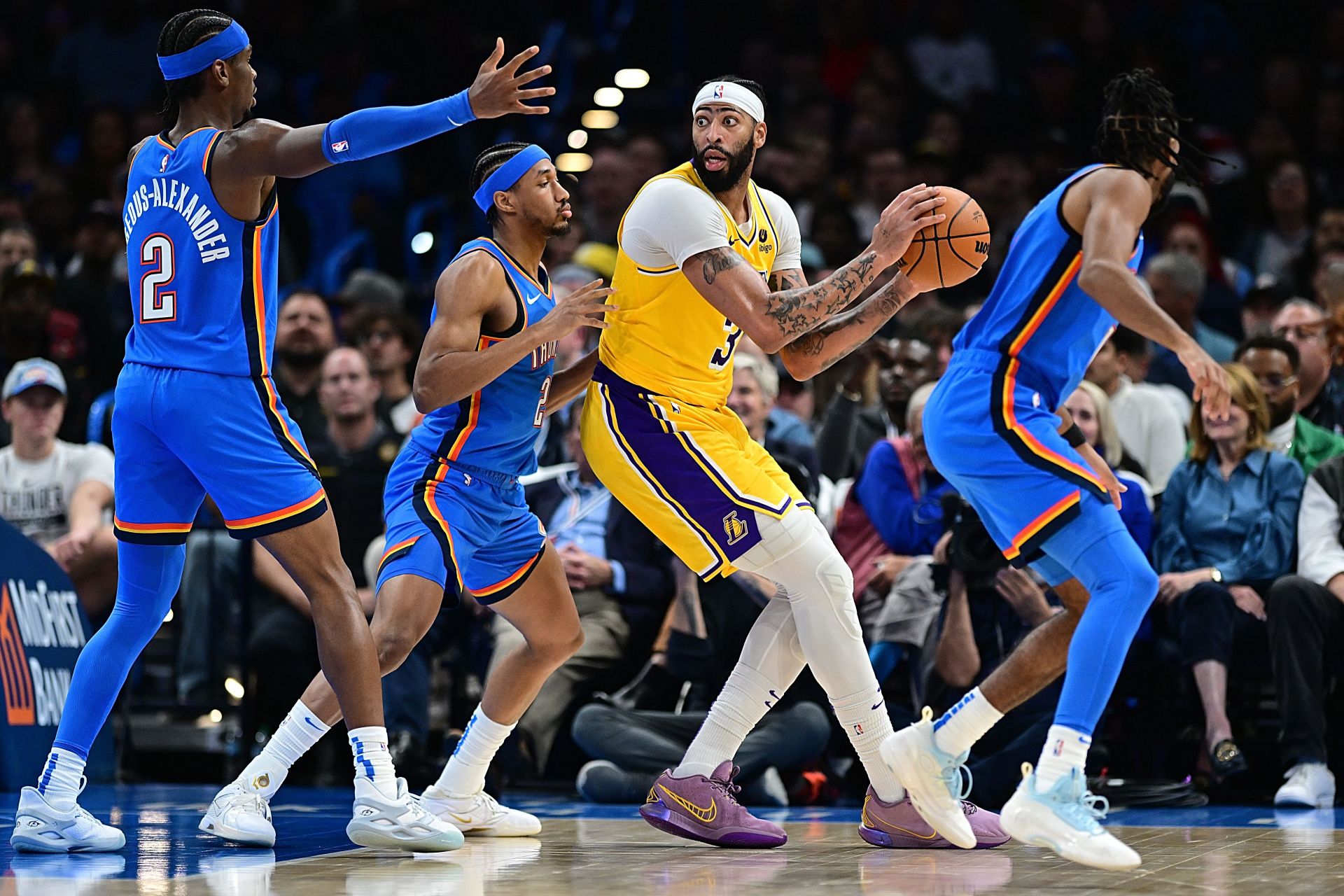 LA Lakers vs OKC Thunder starting lineup and depth chart for Dec. 23, 2023