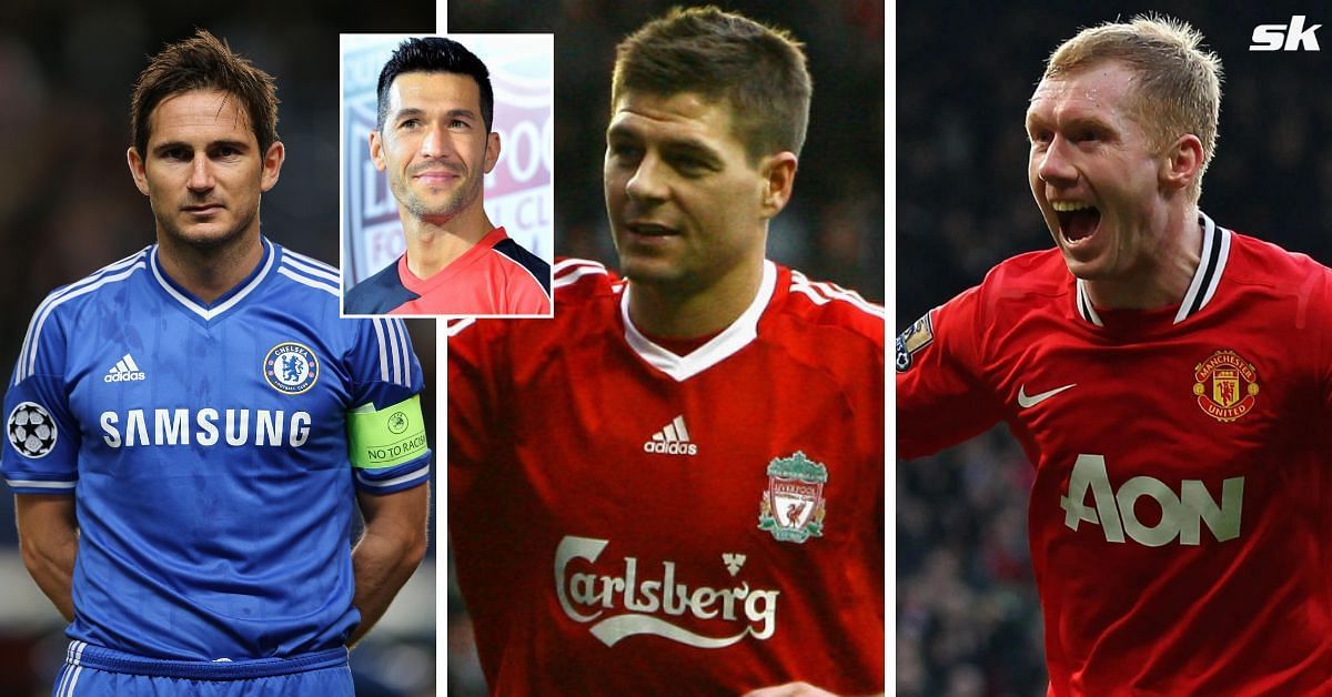 Frank Lampard, Steven Gerrard and Paul Scholes 