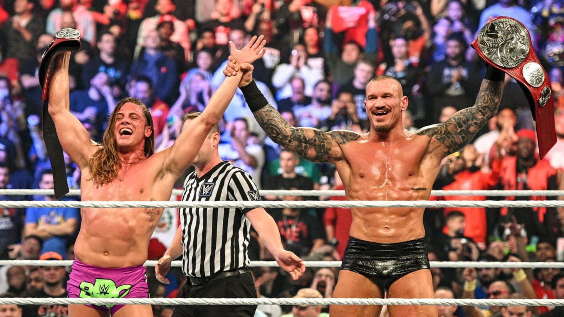 Matt Riddle and Randy Orton are two-time WWE RAW Tag Team Champions.