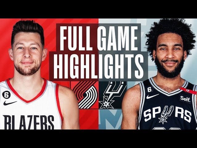 High-Quality Portland Trail Blazers Vs. San Antonio Spurs Live Score And Stats - April 28, 2026 Gametracker Moment in HD High-Quality Portland Trail Blazers Vs. San Antonio Spurs Live Score And Stats - April 28, 2026 Gametracker Moment in HD