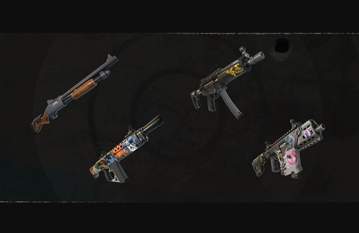 New weapons have been introduced in Chapter 5 Season 1 (Image via Epic Games/Fortnite)
