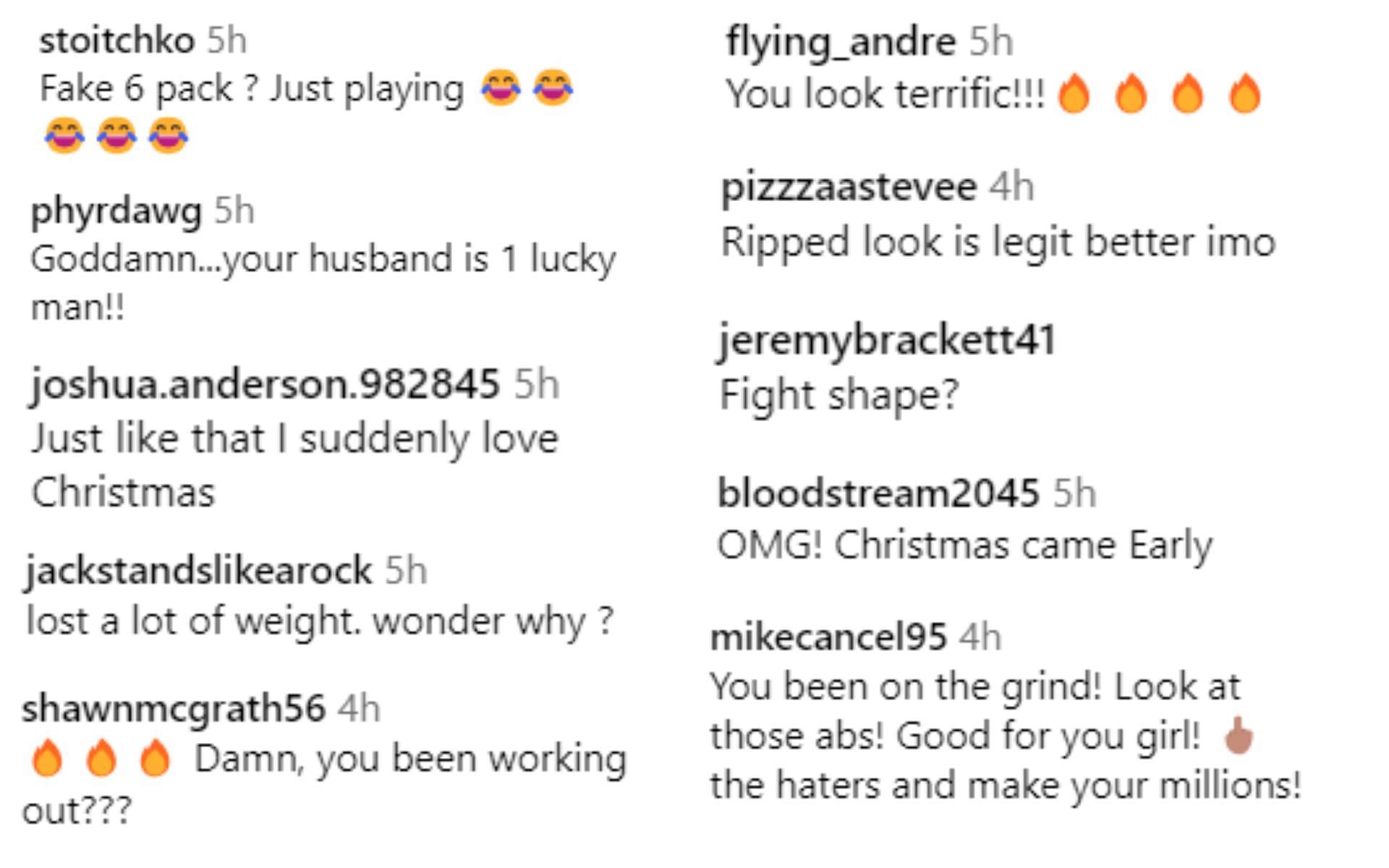 Fan reactions to Paige VanZant&#039;s picture