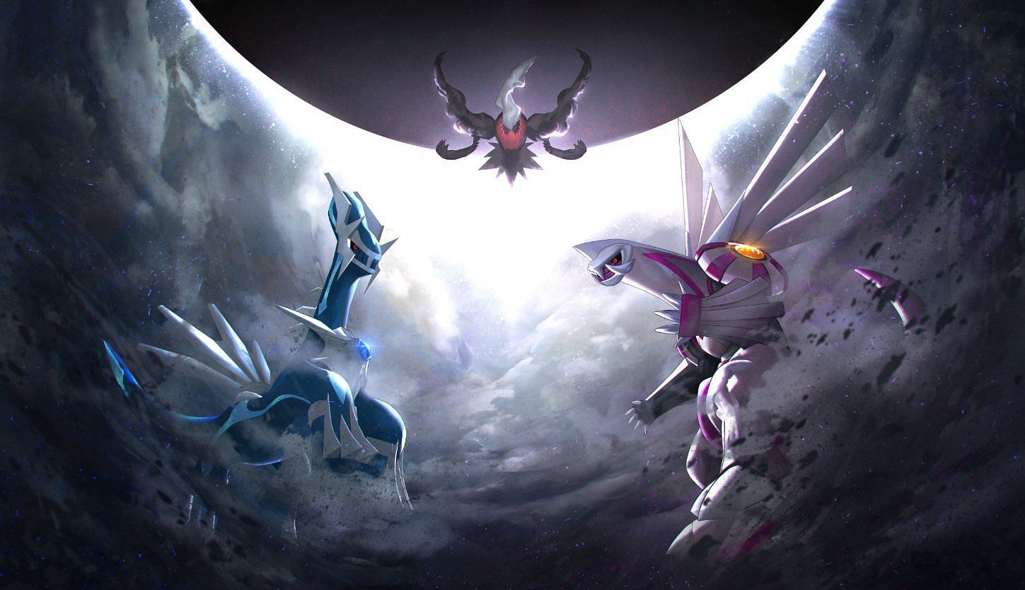 Pokemon Scarlet and Violet Dialga and Palkia Spotlight (Image via The Pokemon Company)