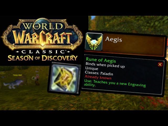 WoW Classic Season of Discovery: All known Paladin Runes and where to ...