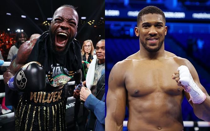 Anthony Joshua and Deontay Wilder have shaken hands for a 2024 fight, but with an in-built condition