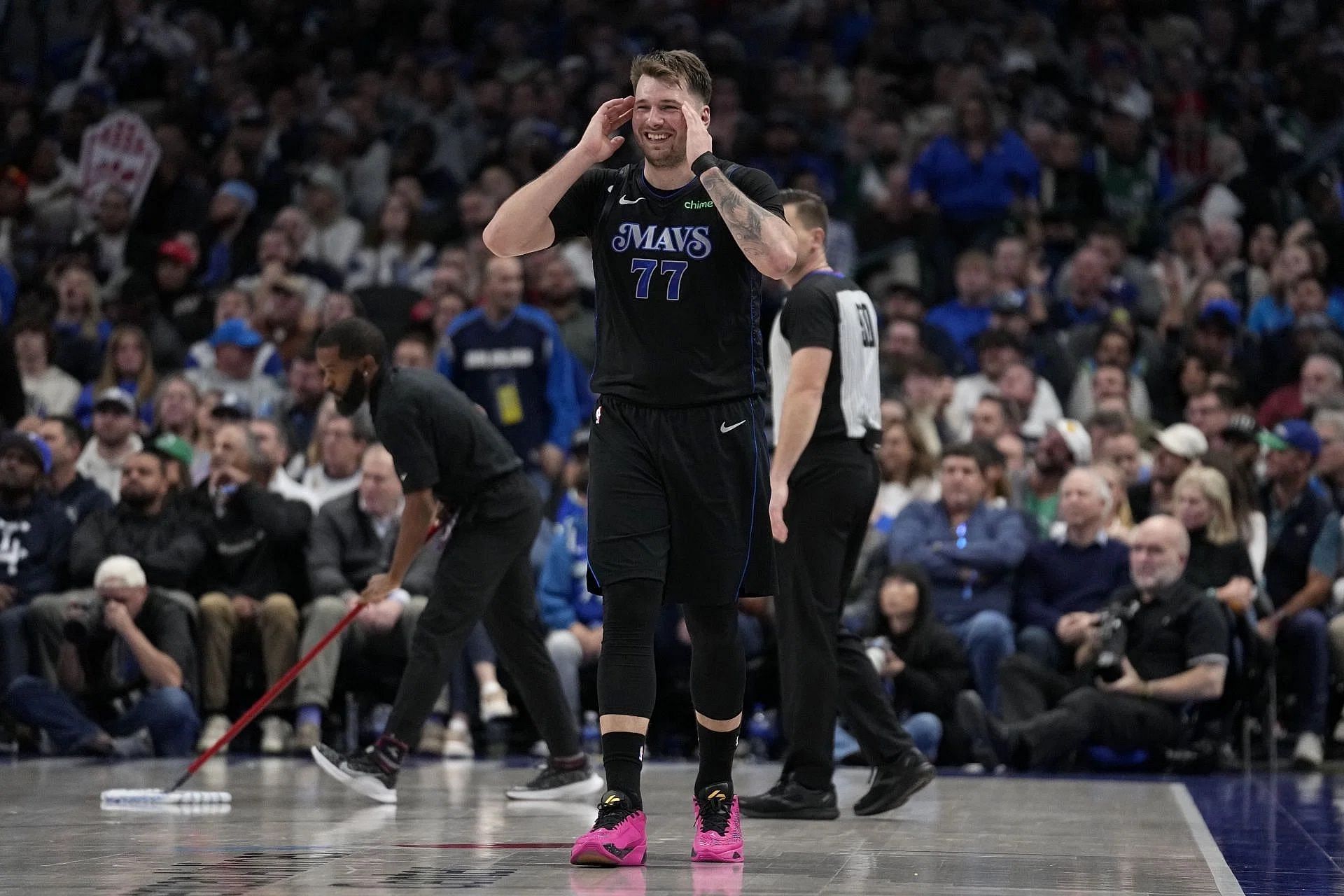 Dallas Mavericks All-Star Luka Doncic tied NBA great Larry Bird for ninth in the NBA all-time triple-double list on Saturday.