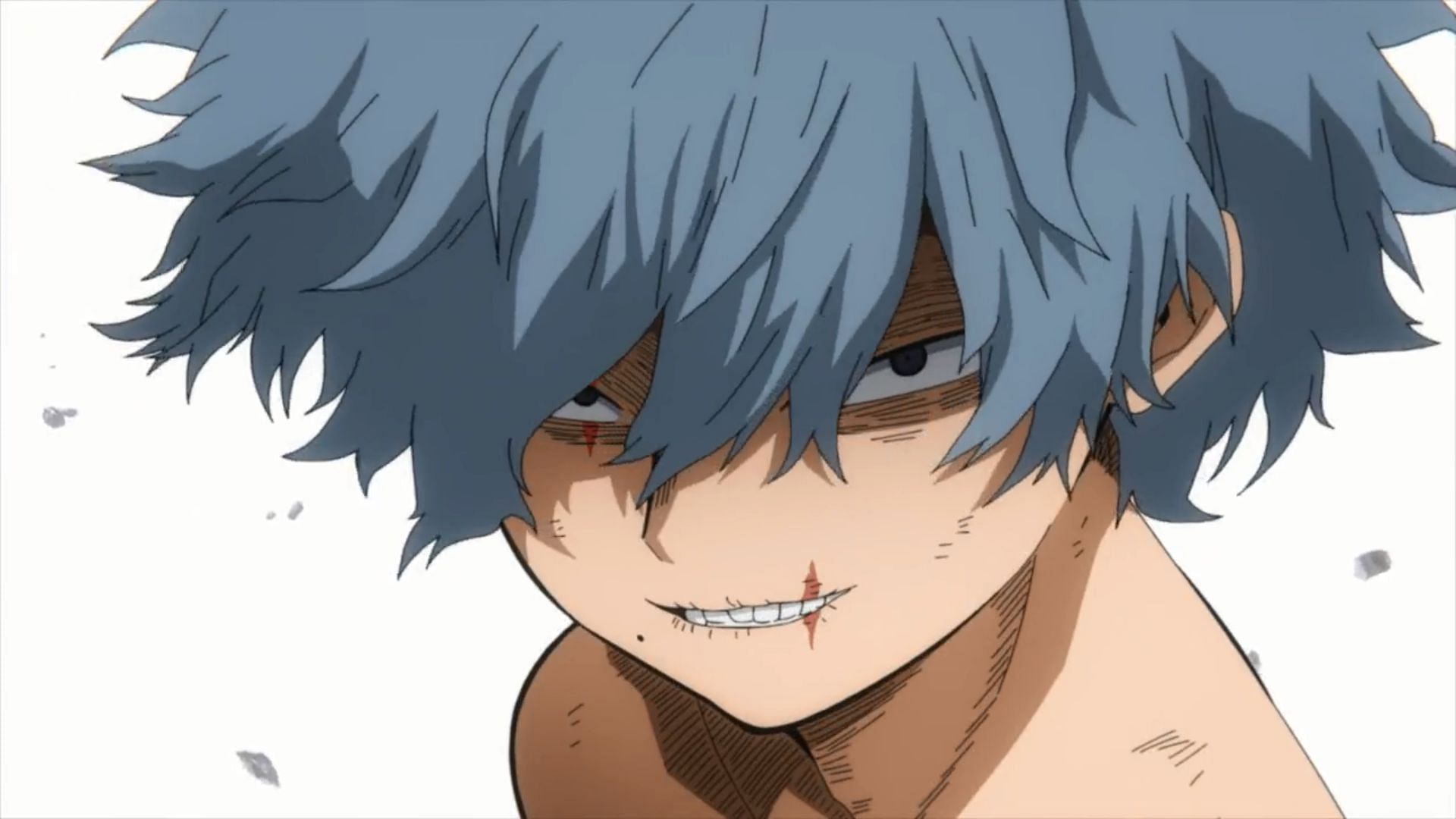 Kid Tomura Shigaraki, as seen in anime season 6 (Image via studio Bones)