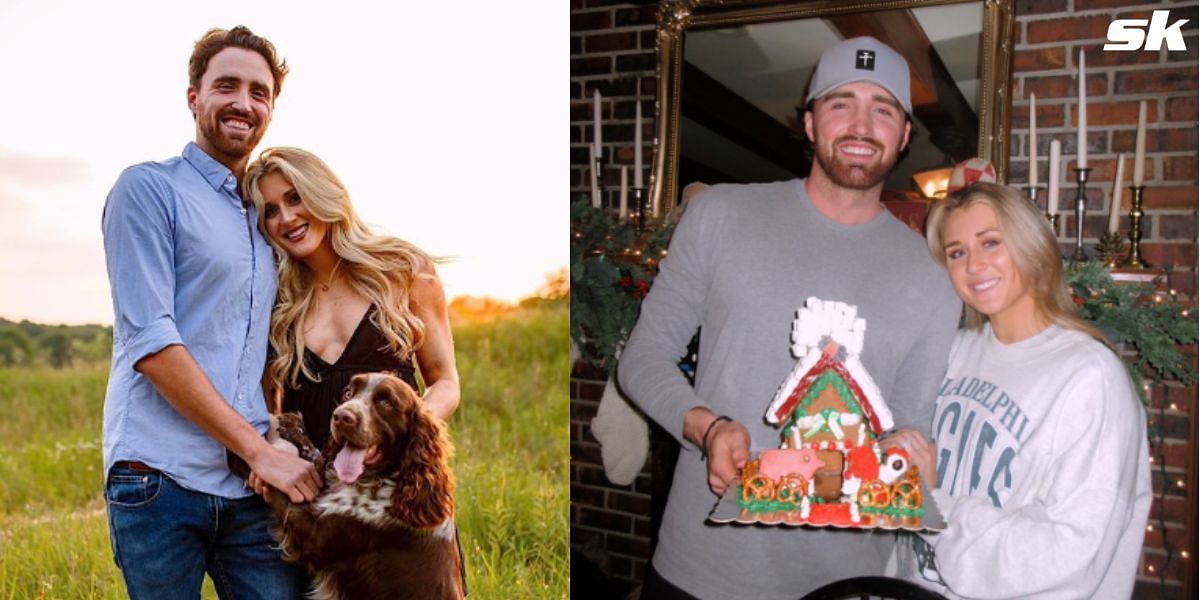Riley Gaines celebrated Christmas with her husband Louis Barker