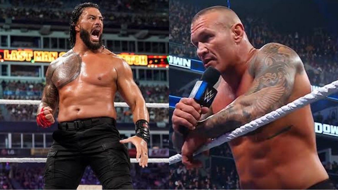 WWE सुपरस्टार्स रोमन रेंस और रैंडी ऑर्टन 