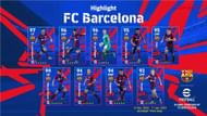 Get eligible Barcelona players in your team to participate in the second round of the eFootball 2024 tournament (Image via Konami)