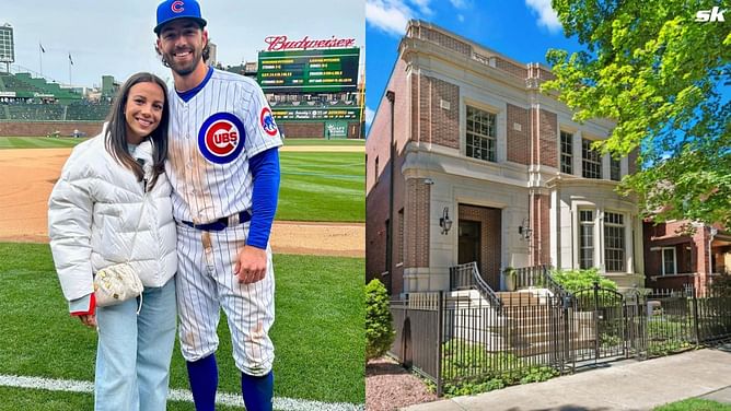 Inside Dansby Swanson and wife Mallory Pugh Swanson's $3,500,000 Lakeview mansion ft. oversized bar, formerly owned by ex-Cubs president Theo Epstein