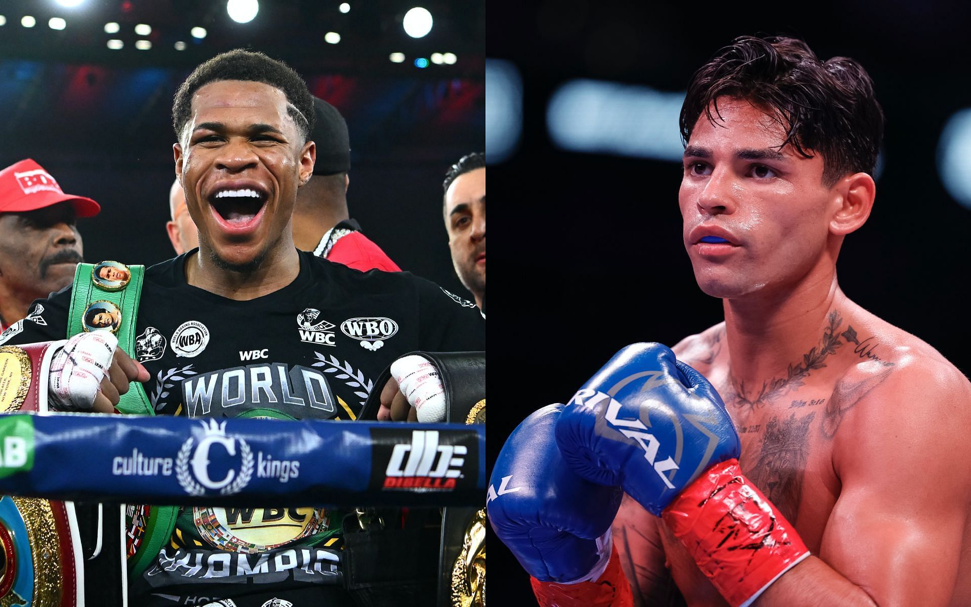 Devin Haney and Ryan Garcia [Images via: Getty Images] 