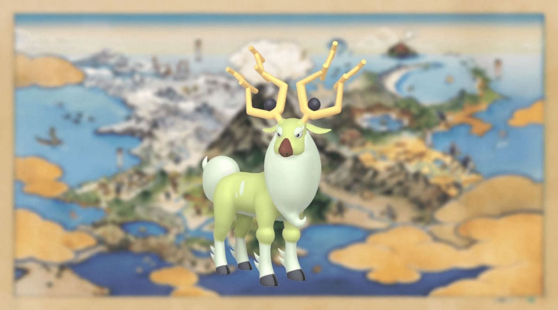 Shiny Wyrdeer will be available when the creature makes its Pokemon GO debut (Image via Game Freak)