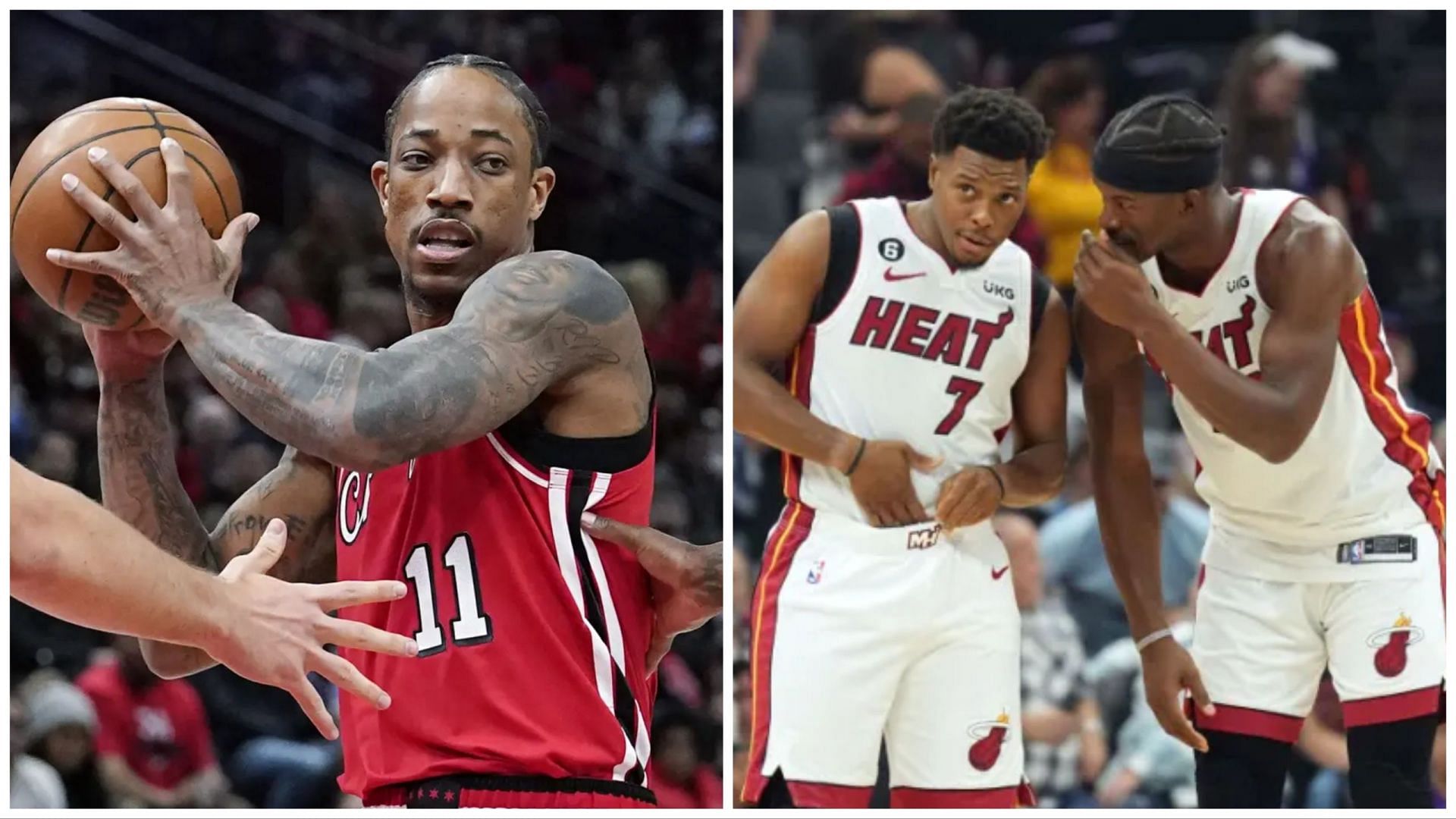 DeMar DeRozan hanging out with Jimmy Butler, Kyle Lowry leaves NBA fans speculating a trade