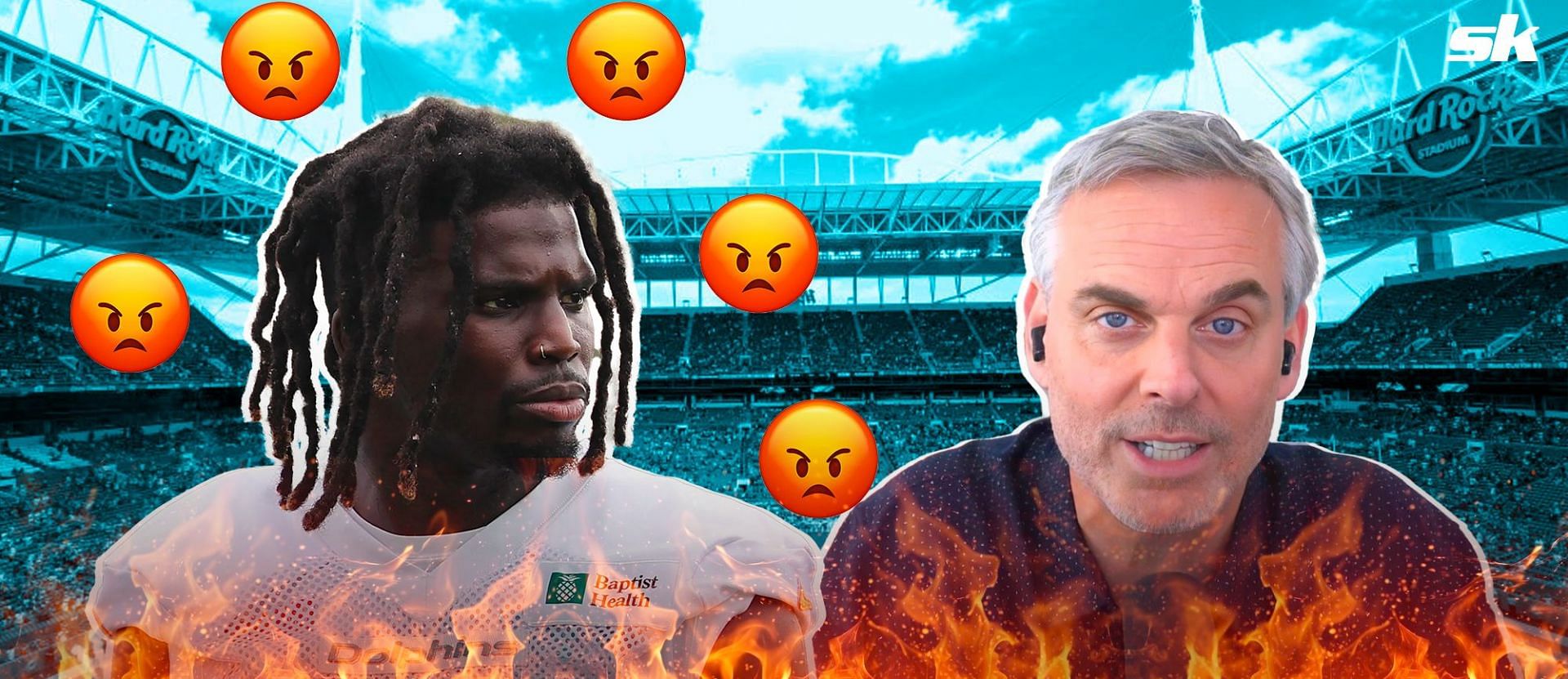 Tyreek Hill blasts Colin Cowherd for controversial take on Dolphins