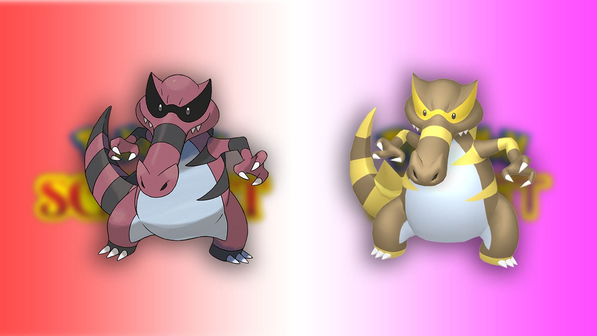 Regular and Shiny Krookodile (Image via The Pokemon Company)