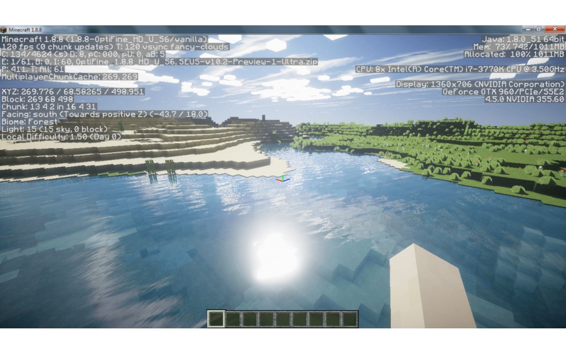 Optimize your game for the most epic experiences with Optifine (Image via CurseForge)
