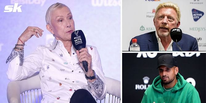 Martina Navratilova endorses Boris Becker hitting out at Nick Kyrgios over comments comparing tennis generations