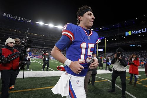 Tommy DeVito during Green Bay Packers vs. New York Giants