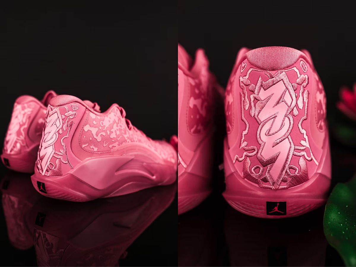 Jordan Zion 3 &quot;Pink Lotus&quot; sneakers (Image via Jordan)