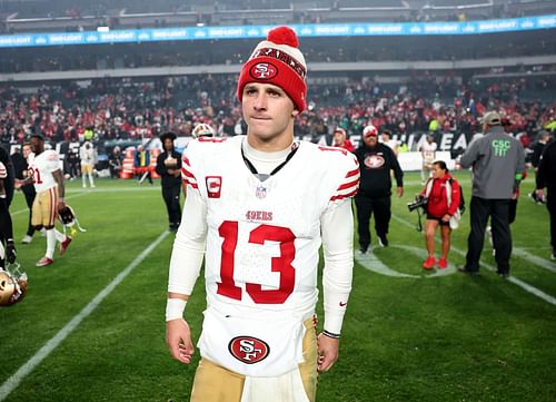 Brock Purdy during San Francisco 49ers v Philadelphia Eagles