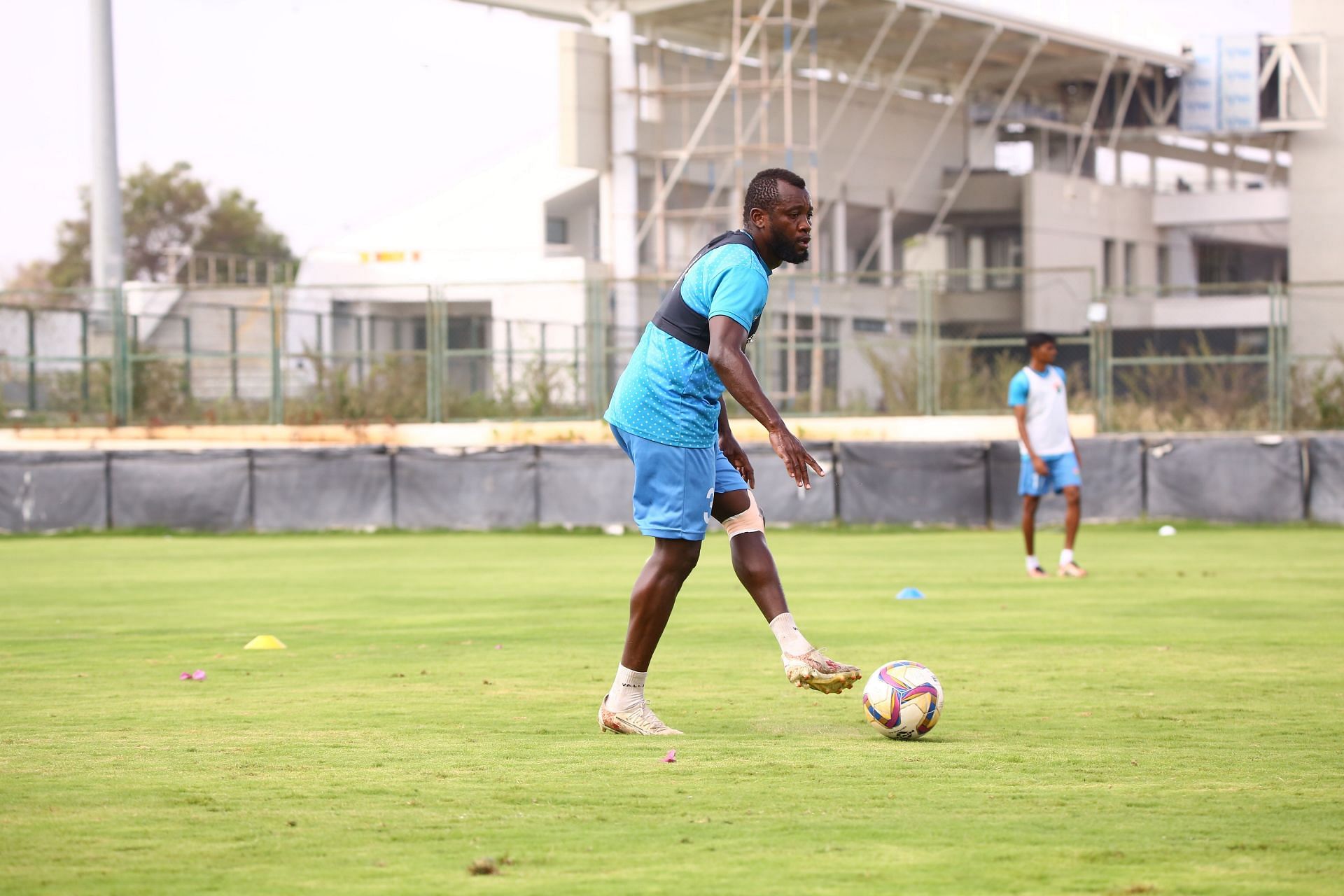 Ibrahim Sissoko in training.