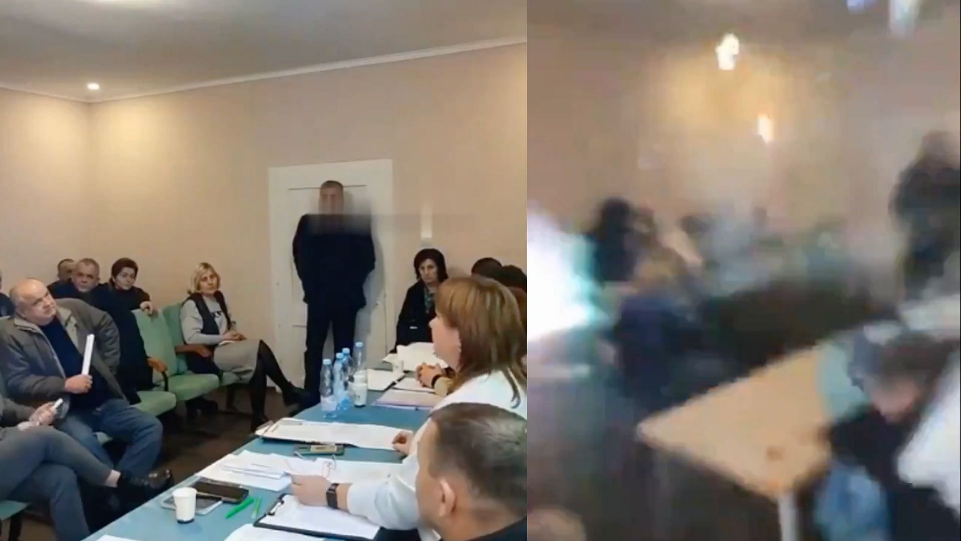 Internet erupts in wild reactions as Ukraine council member detonates grenade during meeting (Image via snip from X/@ClownWorld_)