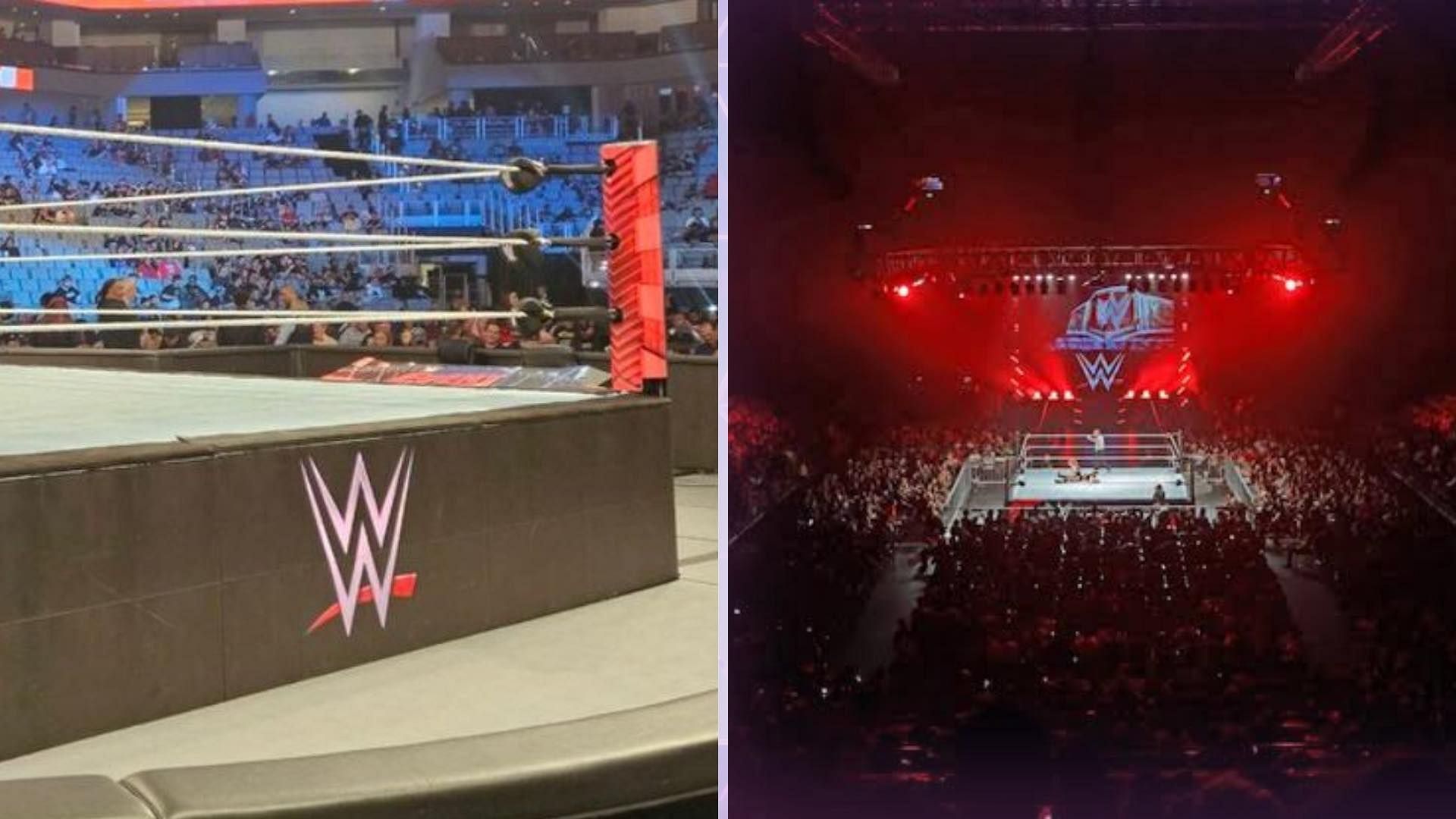 WWE ring and arena