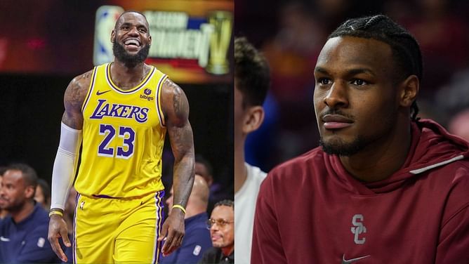 "Big milestone for our family": LeBron James gives emotional response to son Bronny's potential USC debut
