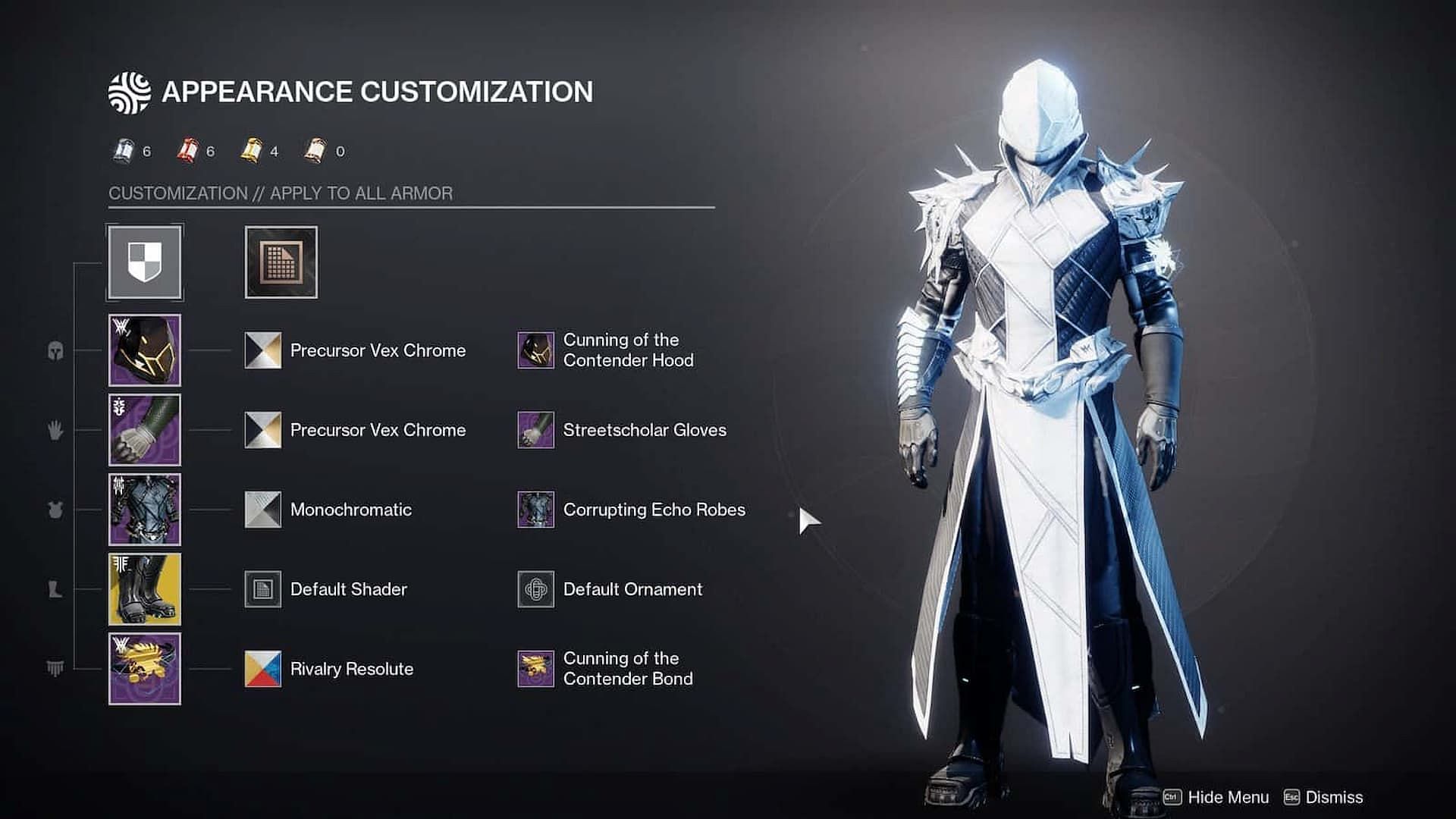 Pearl Cunning of the Contender (Image via Bungie)