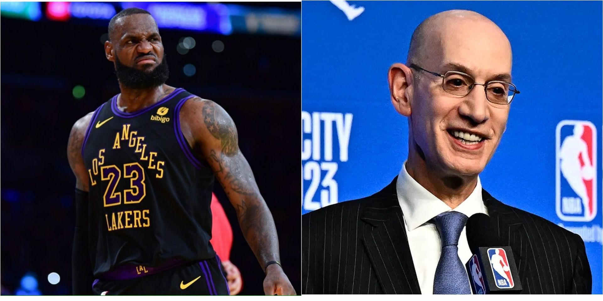 LeBron James timely &ldquo;genius&rdquo; compliment on Adam Silver sparks hilarious reactions