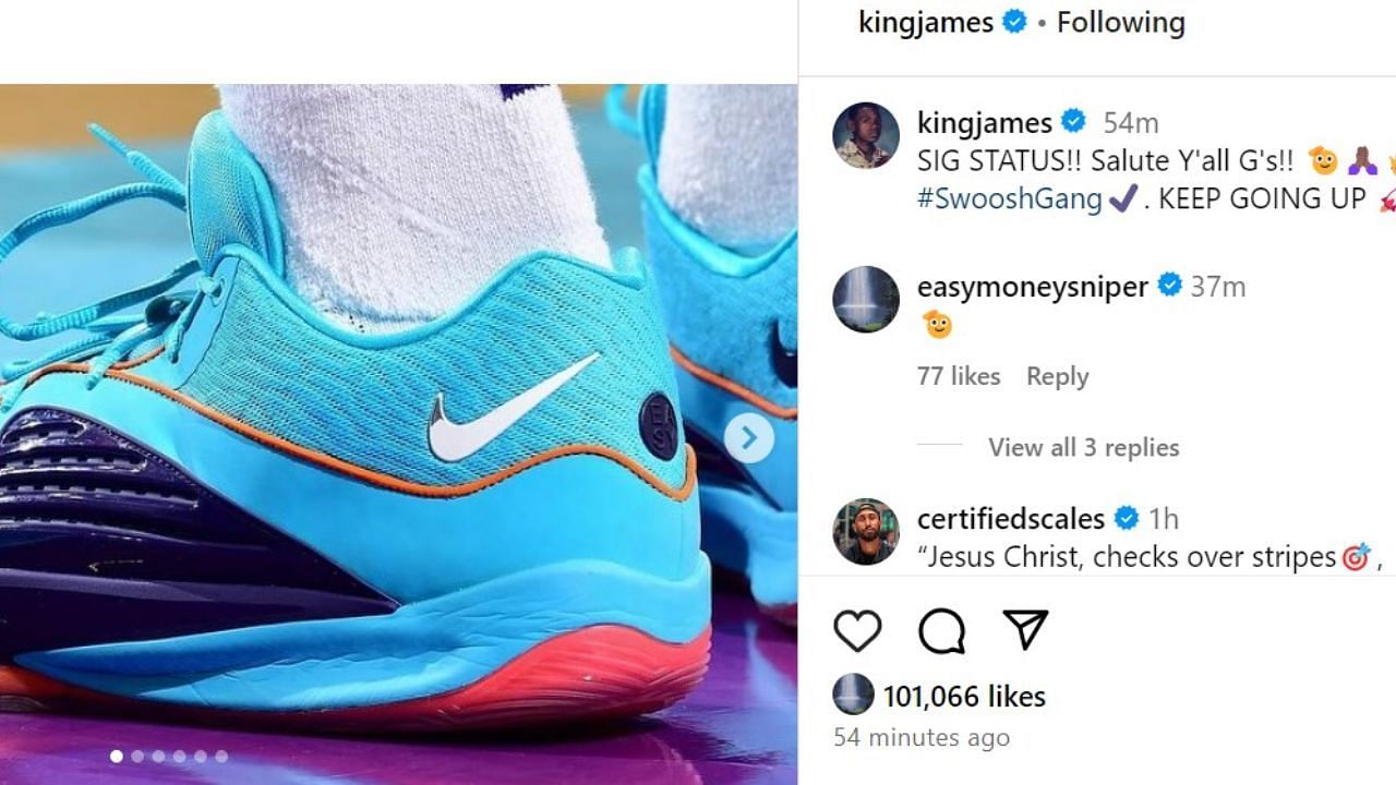 LeBron James supports Kevin Durant and Nike endorsers following KD