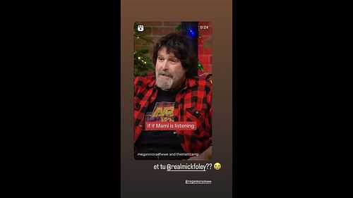 Kelley's message to the Hardcore Legend